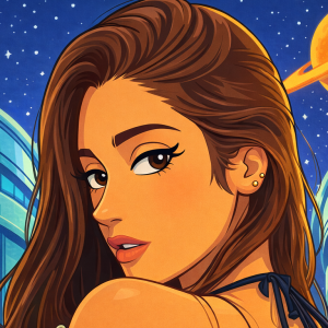 Retro Sci-Fi Cartoon